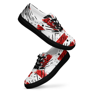 Usa Flag Splatter Men’s Lace-up Canvas - Dipaliz - Sneakers