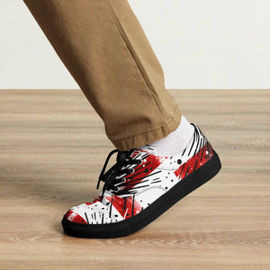 Usa Flag Splatter Men’s Lace-up Canvas - Dipaliz - Sneakers