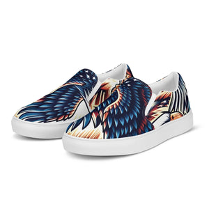 Usa Flag Splatter Women’s Slip-on Canvas – Dipaliz - Sneakers