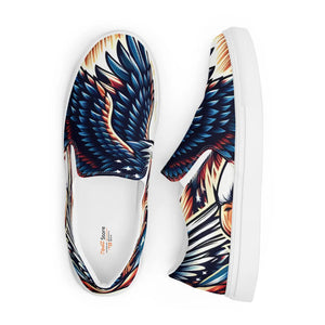 Usa Flag Splatter Women’s Slip-on Canvas – Dipaliz - Sneakers
