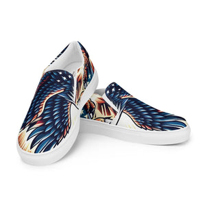 Usa Flag Splatter Women’s Slip-on Canvas – Dipaliz - Sneakers
