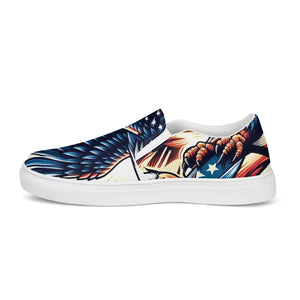 Usa Flag Splatter Women’s Slip-on Canvas – Dipaliz - Sneakers