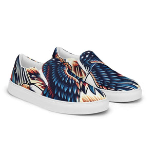 Usa Flag Splatter Women’s Slip-on Canvas – Dipaliz - Sneakers