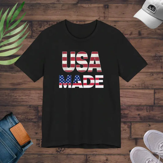 Celebrate in Style: 4th of July Unisex Jersey Short Tee - Black / s T-shirt