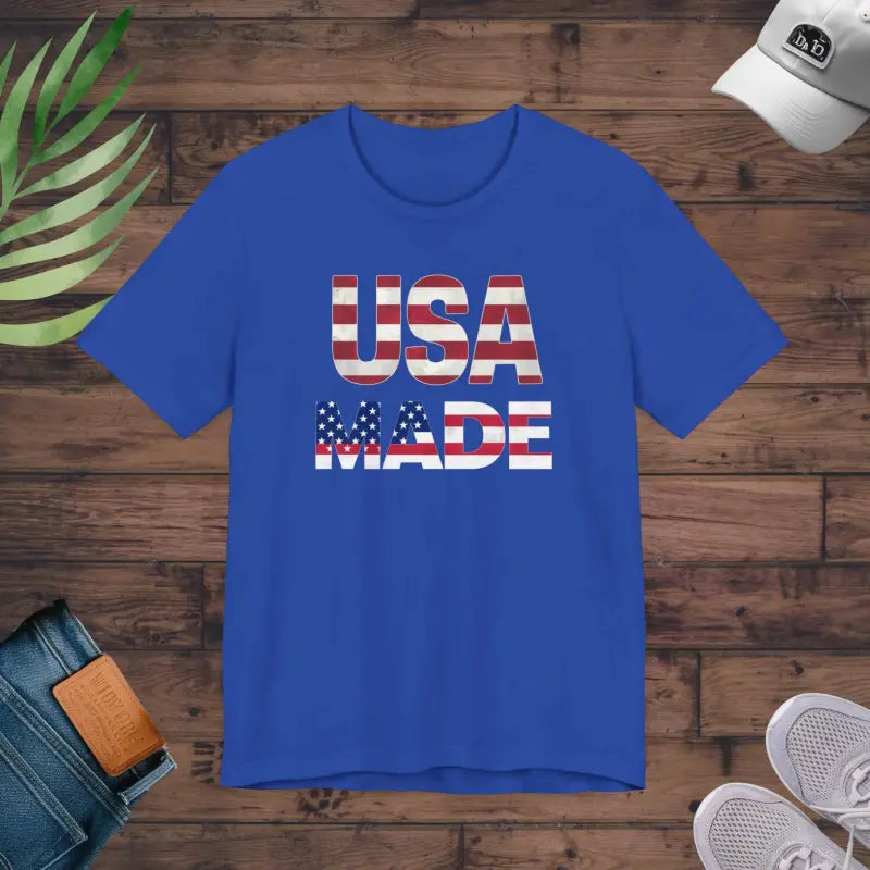 Star-spangled Usa Made 4th of July Unisex Tee - True Royal / s T-shirt