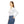 Delicate Blue Floral V-neck Blouse - Soft Knit Top - Dipaliz - T-shirts - Xs