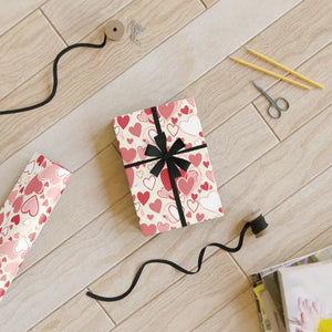 Fine Art Paper Gift Wrap Playful Hearts Satin Finish Dipaliz - 28’’ x 39’’ / Wrapping