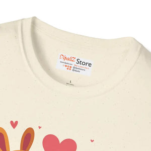 Adorable Valentine’s Day Dogs Unisex Softstyle Tee - Dipaliz - T-shirts