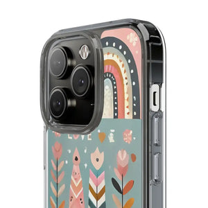 Valentine’s Day Hearts Clear Phone Case - Elegant Durable - Dipaliz - Mobile Cases