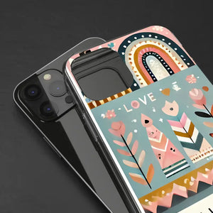 Valentine’s Day Hearts Clear Phone Case - Elegant Durable - Dipaliz - Mobile Cases