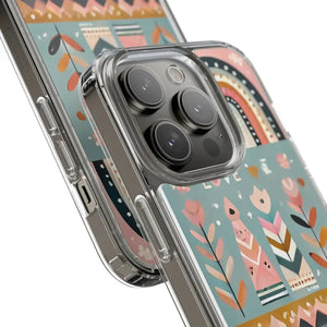 Valentine’s Day Hearts Clear Phone Case - Elegant Durable - Dipaliz - Mobile Cases