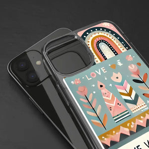 Valentine’s Day Hearts Clear Phone Case - Elegant Durable - Dipaliz - Mobile Cases