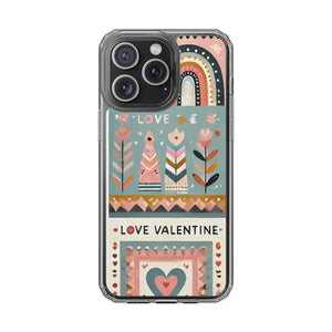 Valentine’s Day Hearts Clear Phone Case - Elegant Durable - Dipaliz - Iphone 15 Pro Max / Without Gift Packaging