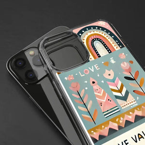 Valentine’s Day Hearts Clear Phone Case - Elegant Durable - Dipaliz - Mobile Cases