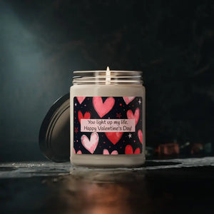 Scented Soy Candle Valentine’s Day Home Decor - Dipaliz - Unscented / 9oz - Candles