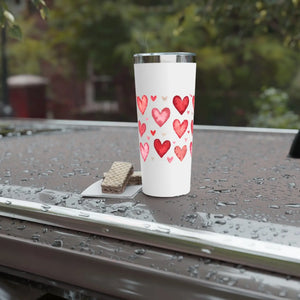 Insulated Heart Tumbler - Copper Vacuum Valentine Gift - Dipaliz - Tumblers