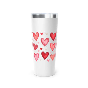 Insulated Heart Tumbler - Copper Vacuum Valentine Gift - Dipaliz - Tumblers