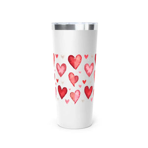 Insulated Heart Tumbler - Copper Vacuum Valentine Gift - Dipaliz - Tumblers