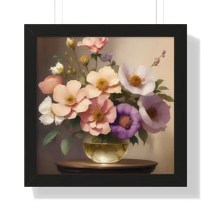 Stunning Vertical Poster Flower Vase Art Premium Framed - Dipaliz - Prints