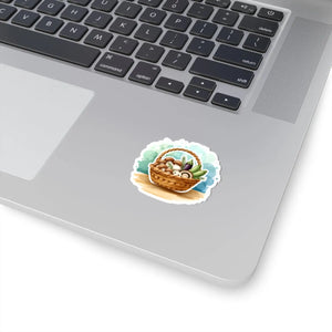 Vegetable Basket Sticker Cute Farm-to-table Kiss-cut for Laptops Water Bottles & Notebooks - Decorative Stickers
