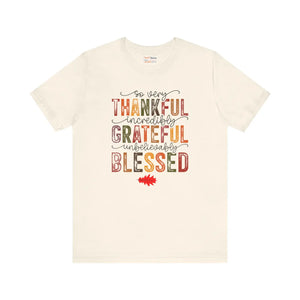 Soft Cotton Thankful Vibes Tee - Comfy Unisex - Dipaliz - T-shirts