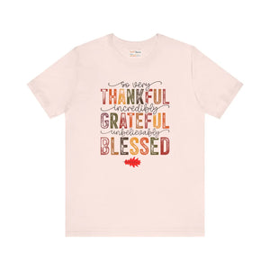 Soft Cotton Thankful Vibes Tee - Comfy Unisex - Dipaliz - T-shirts