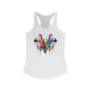 Vibrant Abstract Racerback Tank - Lightweight Activewear - Dipaliz - Tops - Xs