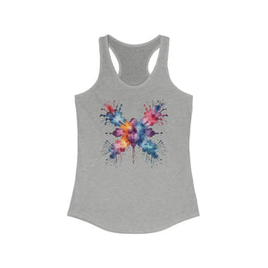 Vibrant Abstract Racerback Tank - Lightweight Activewear - Dipaliz - Tops - Xs