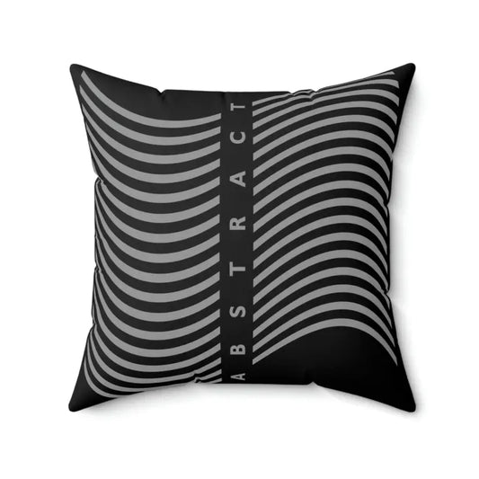 Bold Abstract Black Throw Pillows for Stylish Comfort - 20’’ × Home Decor