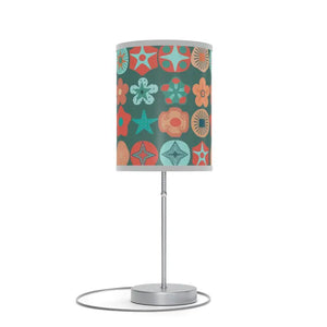 Abstract Colored Pattern Lamp - Bold Vibrant Home Decor - Dipaliz - Light Grey / Silver / one Size - Lamps