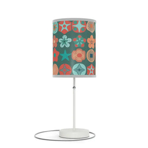 Abstract Colored Pattern Lamp - Bold Vibrant Home Decor - Dipaliz - Light Grey / White / one Size - Lamps