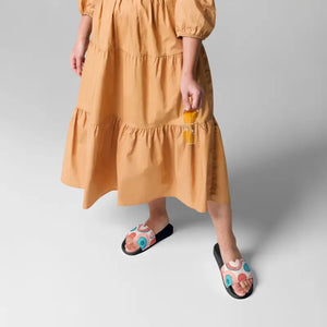 Sandals - Abstract Colorful Circles Women’s Slides - Summer Style - Dipaliz