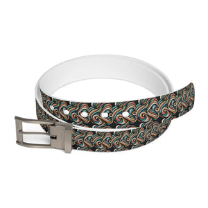Waterproof Leaves Pattern Belt Cut to Size Fit - Dipaliz - Belts