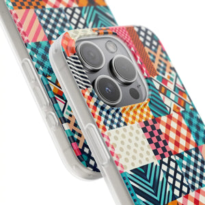 Vibrant Abstract Pattern Flexi Cases - Durable Tpu - Dipaliz - Mobile Phone