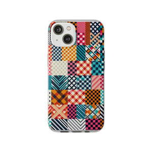 Vibrant Abstract Pattern Flexi Cases - Swirl Design - Dipaliz - Iphone 14 - Mobile Phone