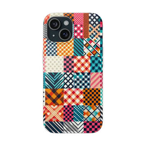 Vibrant Abstract Pattern Flexi Cases - Swirl Design - Dipaliz - Iphone 15 - Mobile Phone