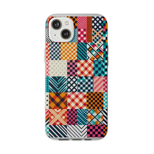 Vibrant Abstract Pattern Flexi Cases - Swirl Design - Dipaliz - Iphone 14 Plus - Mobile Phone