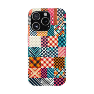 Vibrant Abstract Pattern Flexi Cases - Swirl Design - Dipaliz - Iphone 15 Pro - Mobile Phone