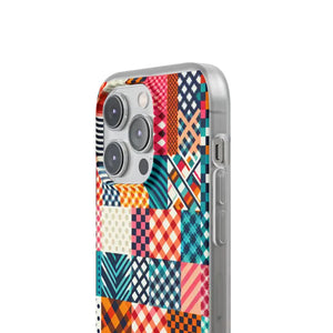Vibrant Abstract Pattern Flexi Cases - Swirl Design - Dipaliz - Mobile Phone