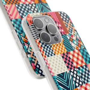 Vibrant Abstract Pattern Flexi Cases - Swirl Design - Dipaliz - Mobile Phone