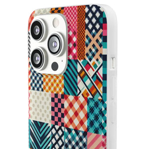 Vibrant Abstract Pattern Flexi Cases - Swirl Design - Dipaliz - Mobile Phone