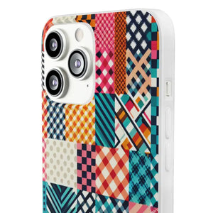 Vibrant Abstract Pattern Flexi Cases - Swirl Design - Dipaliz - Mobile Phone