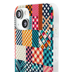 Vibrant Abstract Pattern Flexi Cases - Swirl Design - Dipaliz - Mobile Phone