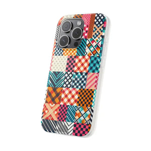 Vibrant Abstract Pattern Flexi Cases - Swirl Design - Dipaliz - Mobile Phone