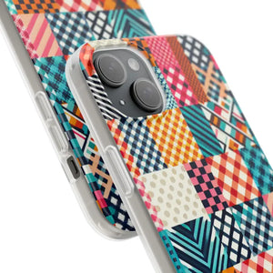 Vibrant Abstract Pattern Flexi Cases - Swirl Design - Dipaliz - Mobile Phone