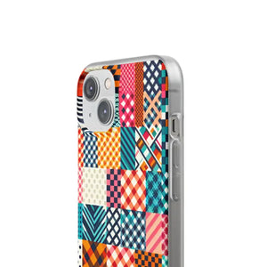 Vibrant Abstract Pattern Flexi Cases - Swirl Design - Dipaliz - Mobile Phone
