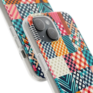 Vibrant Abstract Pattern Flexi Cases - Swirl Design - Dipaliz - Mobile Phone