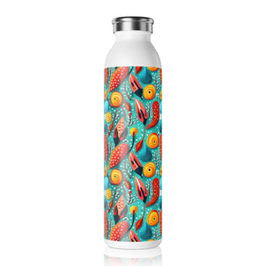 Vibrant Slim Water Bottle - Abstract Pattern 20oz - Dipaliz - Bottles