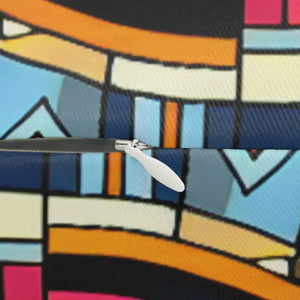 Water-resistant Lumbar Pillow - Double-sided Vibrant Abstract - Dipaliz - 20’’ × 14’’ - Pillows