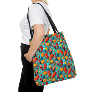 Vibrant Abstract Pattern Aop Tote Bag - Bold Style - Dipaliz - Large - Bags